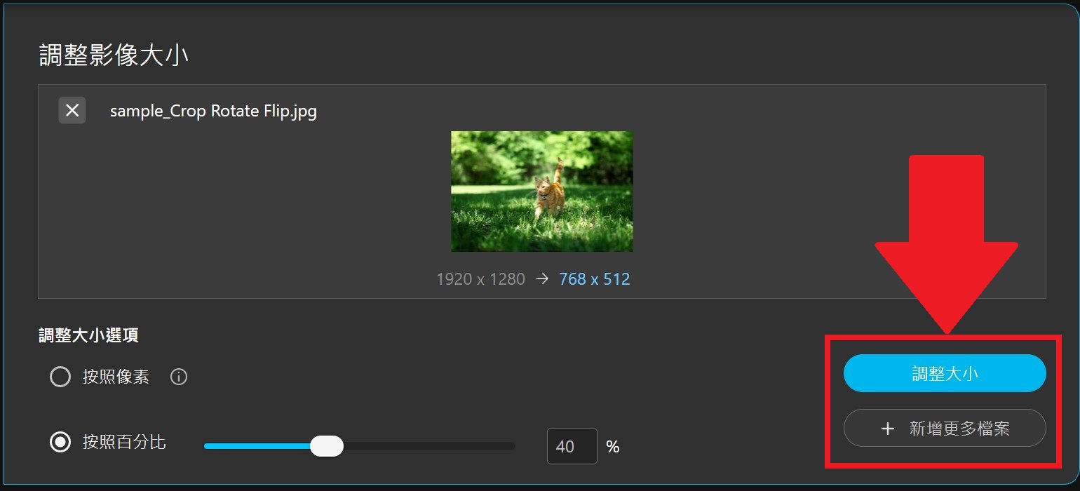 照片尺寸調整線上工具：調整照片大小